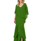 Chic Long A-Line Chiffon Mother of the Brides Dresses Sequin Mom Outfits