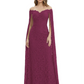 Elegant Mother of the Groom Gown Floral Lace Embroidered Formal Dress with Cape