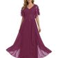 Bling Sequin Chiffon Mother of the Brides Dresses Wedding Party Gowns For Mom
