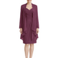 2PCS Knee Length Chiffon Mother of the Brides Dresses Short V-Neck