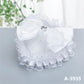 White Heart Shaped Mini Ring Box Wedding Ring Pillow For Bride and Groom