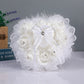 Heart-Shaped Rose Accessories Lace Creative Ostrich Feather Wedding Ring Pillow