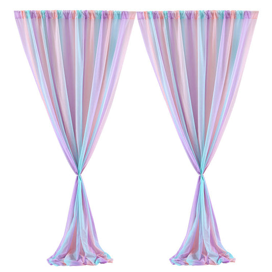 Outdoor Wedding Decoration Colorful Background Curtain