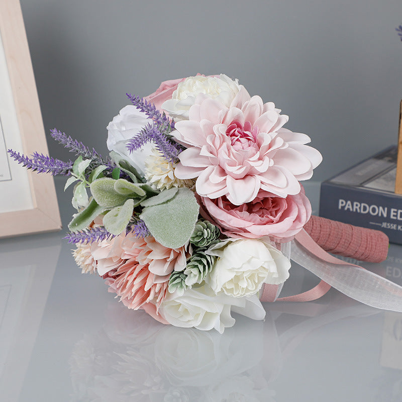 Wedding Flower For The Groom And Bride, Simulated Wedding Bouquet