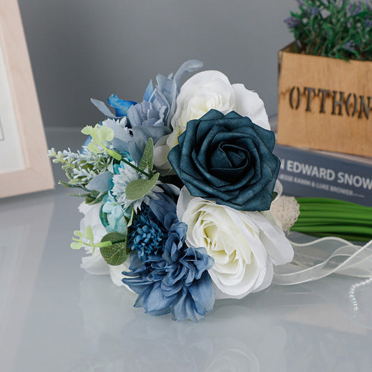 Wedding Flower For The Groom And Bride, Simulated Rose Wedding Bouquet