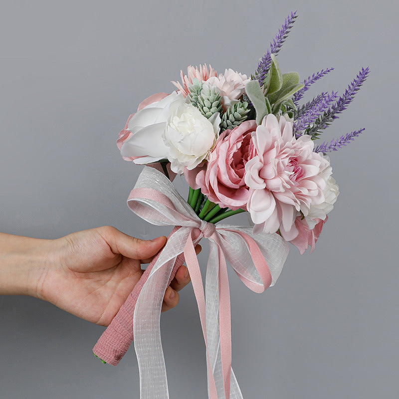 Wedding Flower For The Groom And Bride, Simulated Wedding Bouquet
