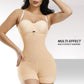 High-end crotchless body-shaping jumpsuit with anti-rolling and anti-slip edges