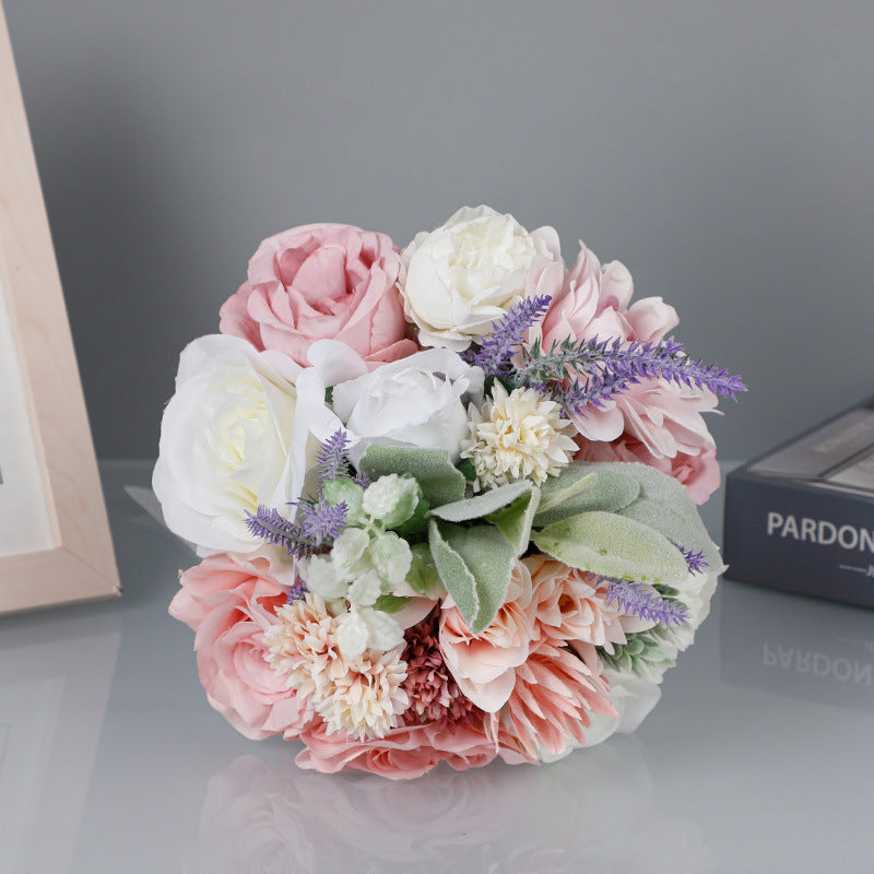 Wedding Flower For The Groom And Bride, Simulated Wedding Bouquet