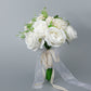 Wedding Flower For The Groom And Bride, Simulated Common Peony Wedding Bouquet
