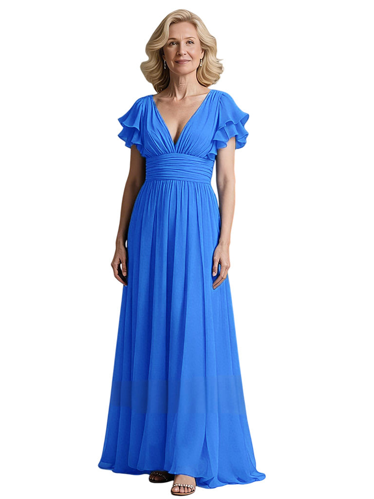 A-Line Dress Custom Mother of The Groom Dresses Plus Size Grandmother Wedding Attire