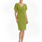 Chic Knee-Length Mother of Bride Formal Dress Slimming Chiffon Styles for Wedding Guest