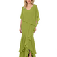 Chic Long A-Line Chiffon Mother of the Brides Dresses Sequin Mom Outfits