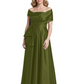 Formal Floor-Length Mother of the Bride Gown Sleeveless Satin Maxi Dress with Drape