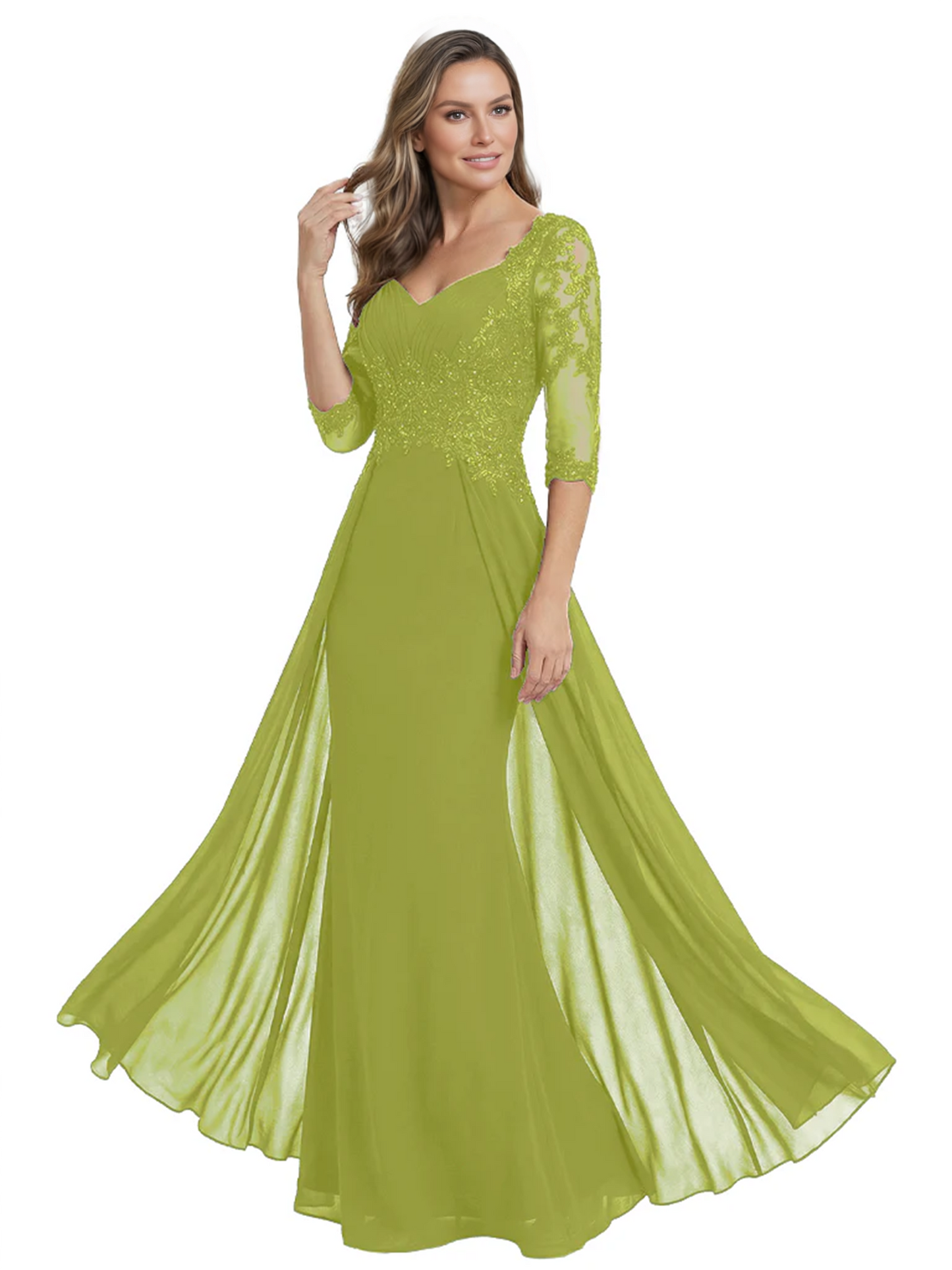 Luxury Burgundy Formal Dress Embroidered Lace Bodice Flowy Chiffon Gown 2026
