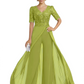 V-Neck Chiffon Mother of the Brides Jumpsuits Dresses Floor Length A-Line Lace