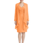 2PCS Knee Length Chiffon Mother of the Brides Dresses Short V-Neck