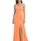 One Shoulder Mother of Bride Dress Ruffle Formal Gowns Mermaid Floor Length Train Slit