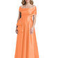 Formal Floor-Length Mother of the Bride Gown Sleeveless Satin Maxi Dress with Drape