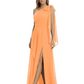 One-Shoulder Mother of the Bride Dress Chiffon Gown with Long Sash Detail