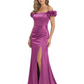 Elegant Mother of the Groom Dresses Mermaid Satin Formal Gown High Slit