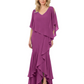 Chic Long A-Line Chiffon Mother of the Brides Dresses Sequin Mom Outfits