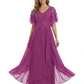 Bling Sequin Chiffon Mother of the Brides Dresses Wedding Party Gowns For Mom