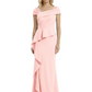 A-Line Satin Cap Sleeves Mother of the Brides Dresses Floor Length For Wedding