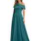 One Shoulder Elegant Mother of the Brides Dresses Mom Outfits Wedding Party