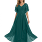 Bling Sequin Chiffon Mother of the Brides Dresses Wedding Party Gowns For Mom