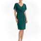 Chic Knee-Length Mother of Bride Formal Dress Slimming Chiffon Styles for Wedding Guest