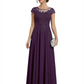 Chic Long A-Line Chiffon Mother of the Brides Dresses Sequin Mom Outfits For Wedding