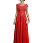 Chic Long A-Line Chiffon Mother of the Brides Dresses Sequin Mom Outfits For Wedding