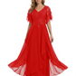 Bling Sequin Chiffon Mother of the Brides Dresses Wedding Party Gowns For Mom