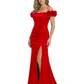 Elegant Mother of the Groom Dresses Mermaid Satin Formal Gown High Slit