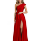 Wedding Mother of the Bride Dress One Shoulder and High Slit Formal Dresses