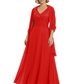 Luxury Formal Mother of Bride Dress Sparkling Sequin Top & Flowy Chiffon Skirt with Shawl