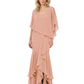 Chic Long A-Line Chiffon Mother of the Brides Dresses Sequin Mom Outfits