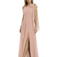 One-Shoulder Mother of the Bride Dress Chiffon Gown with Long Sash Detail