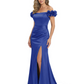 Elegant Mother of the Groom Dresses Mermaid Satin Formal Gown High Slit