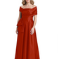 Formal Floor-Length Mother of the Bride Gown Sleeveless Satin Maxi Dress with Drape