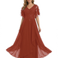 Bling Sequin Chiffon Mother of the Brides Dresses Wedding Party Gowns For Mom