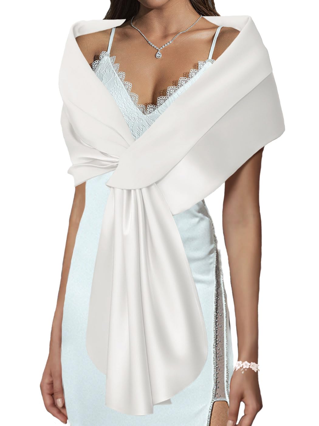 Women's Shawls and Wraps for Evening Dresses Wedding Scarf Elegant Bridal Stoles Shrug for Bride and Bridesmaid