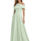 One Shoulder Elegant Mother of the Brides Dresses Mom Outfits Wedding Party