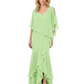 Chic Long A-Line Chiffon Mother of the Brides Dresses Sequin Mom Outfits