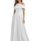 One Shoulder Elegant Mother of the Brides Dresses Mom Outfits Wedding Party