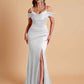 Elegant Soft Satin Mermaid Spaghetti Straps Floor-Length Mermaid Bridesmaid Dresses