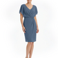 Chic Knee-Length Mother of Bride Formal Dress Slimming Chiffon Styles for Wedding Guest