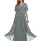 Bling Sequin Chiffon Mother of the Brides Dresses Wedding Party Gowns For Mom