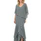 Chic Long A-Line Chiffon Mother of the Brides Dresses Sequin Mom Outfits