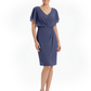 Chic Knee-Length Mother of Bride Formal Dress Slimming Chiffon Styles for Wedding Guest